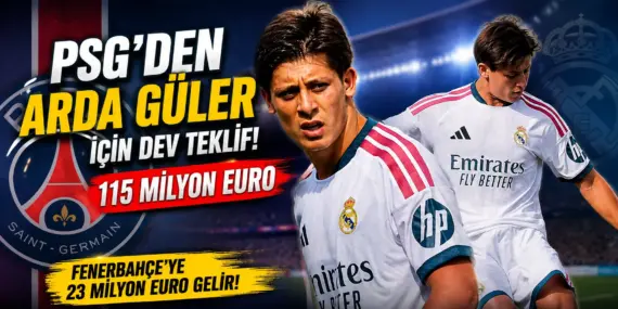 Arda Güler İçin Rekor Teklif! Real Madrid’in Kapısı Milyonlarla Çalındı