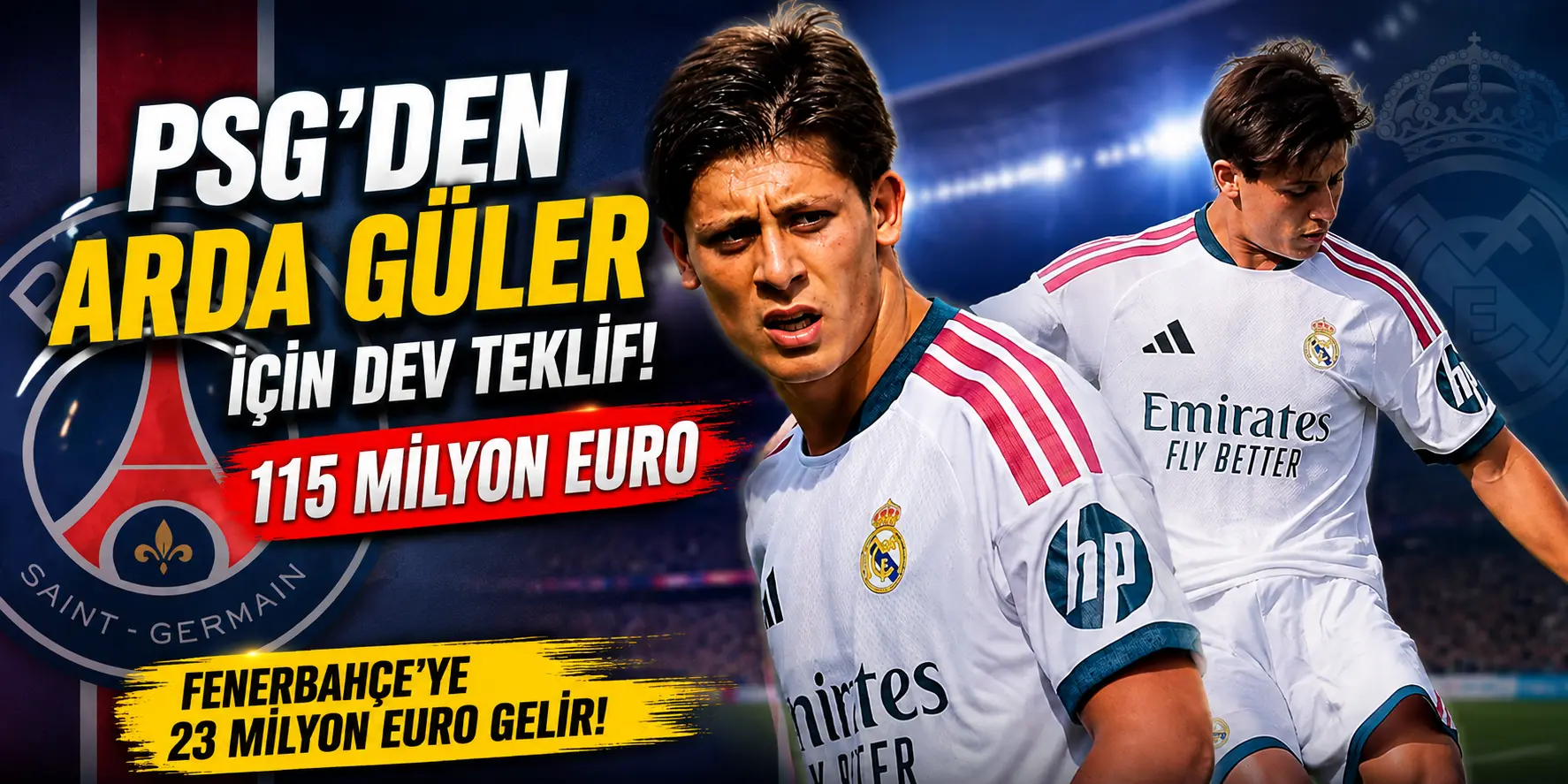 Arda Güler İçin Rekor Teklif! Real Madrid’in Kapısı Milyonlarla Çalındı