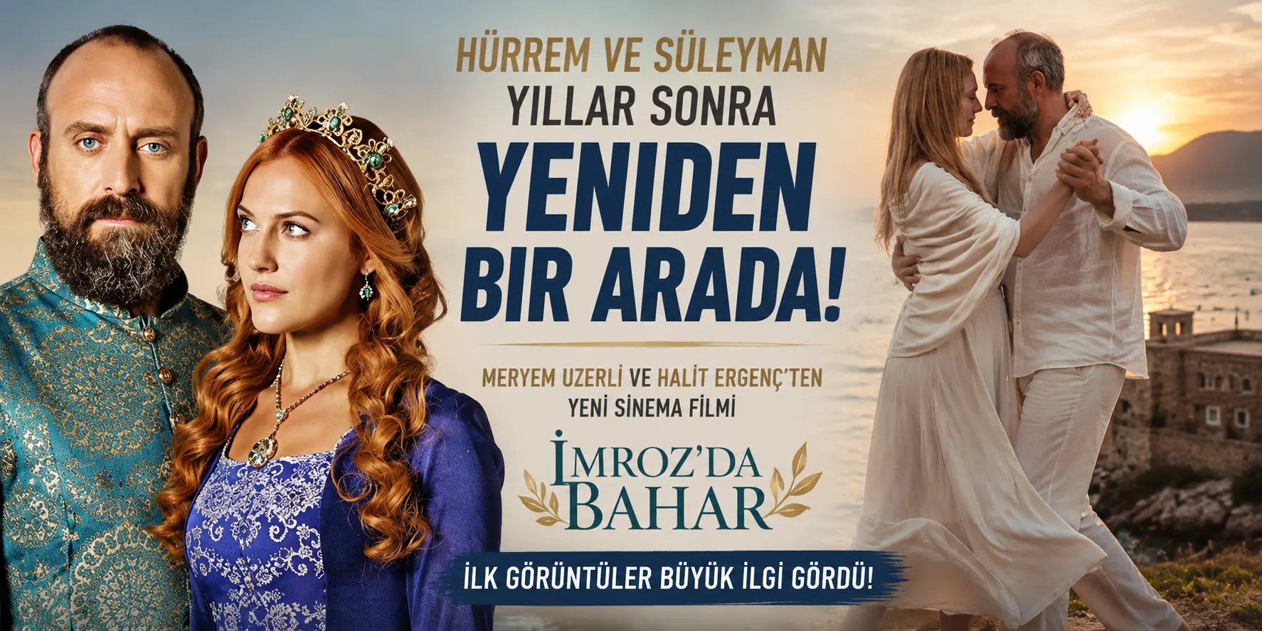 Hürrem ve Süleyman Yıllar Sonra Yeniden Bir Arada! Romantik Sahneler Olay Yarattı