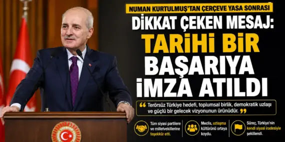 Meclis’te Kabul Edilen Yasa Sonrası İlk Açıklama! Kurtulmuş’tan Dikkat Çeken Mesaj