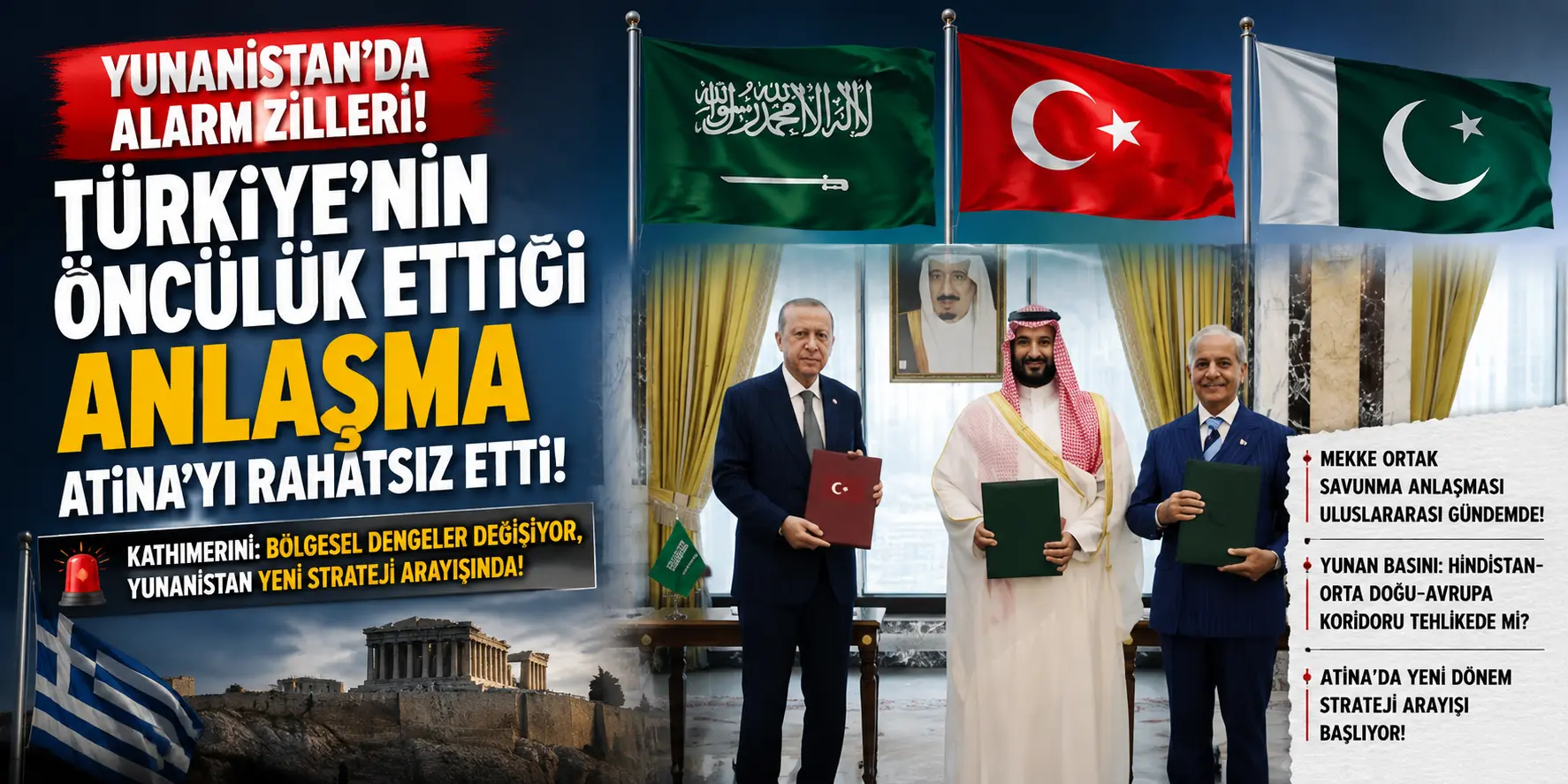Mekke Anlaşması deprem etkisi yarattı! Yunanistan’dan dikkat çeken itiraf