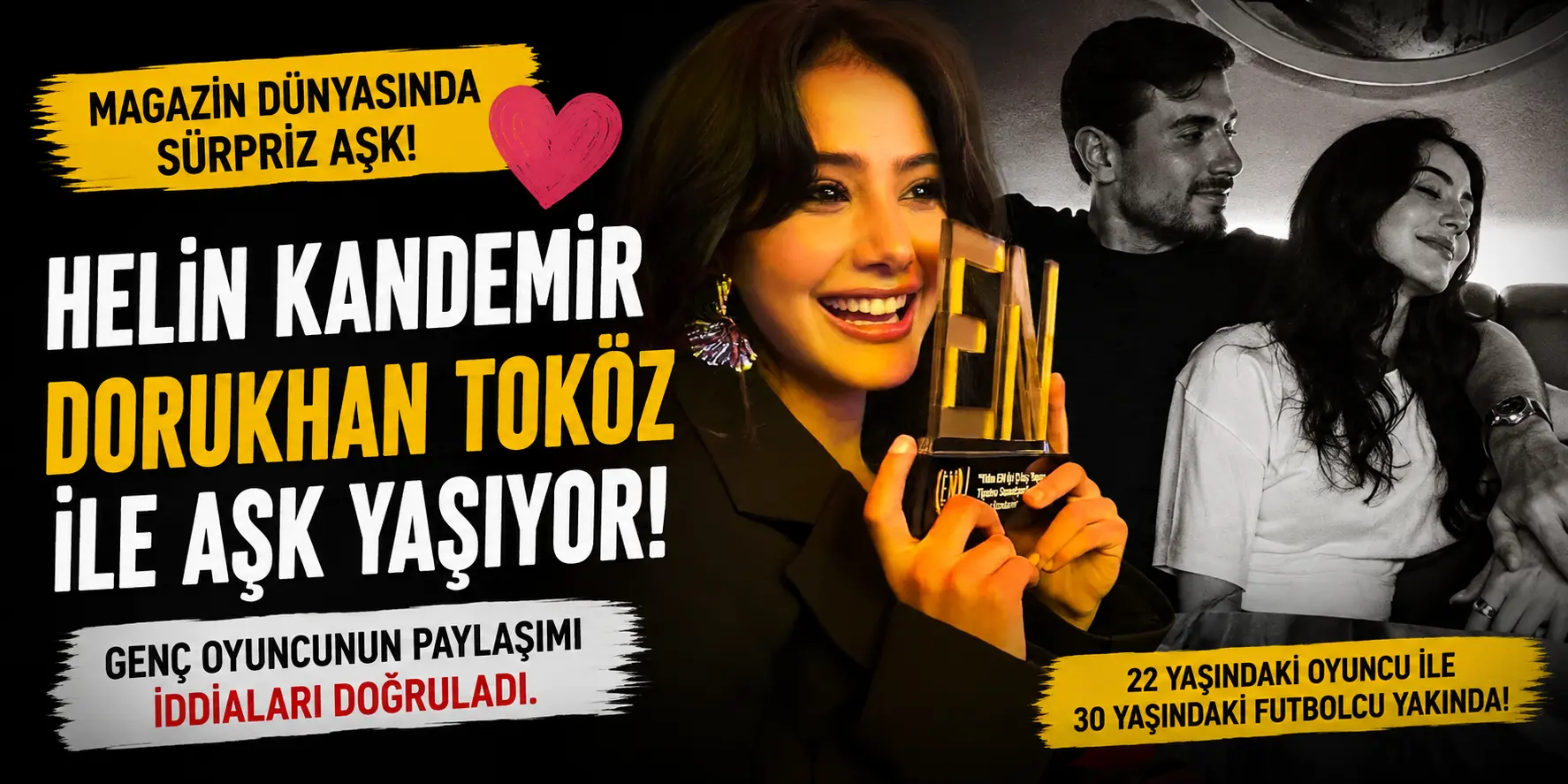 Helin Kandemir’in Sürpriz Aşkı Ortaya Çıktı! Gönlünü Ünlü Futbolcuya Kaptırdı