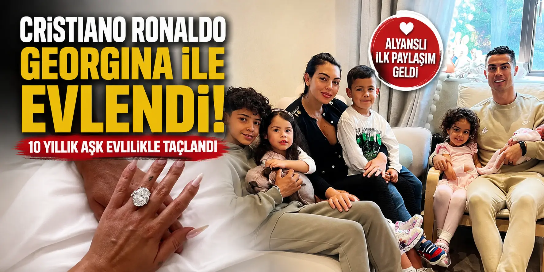 Ronaldo’dan Yıllar Sonra Gelen Büyük Adım! Georgina’yla Evlendi