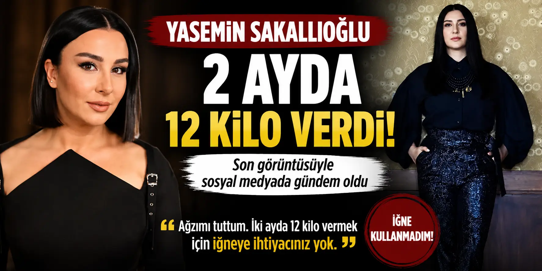 Yasemin Sakallıoğlu Resmen Eridi! 2 Ayda Verdiği Kilo Şaşkına Çevirdi