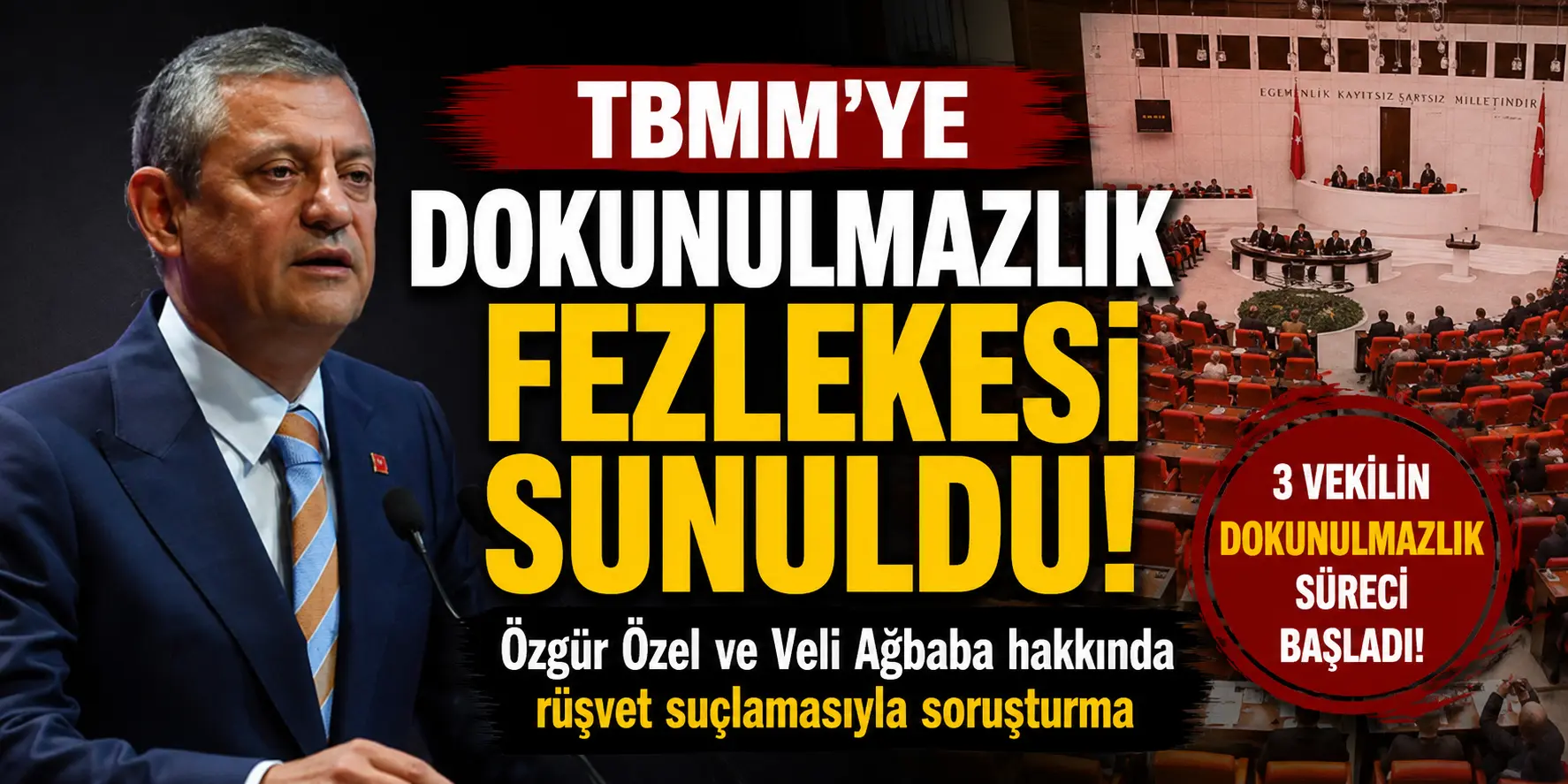 Siyaseti Sarsan Gelişme! Özgür Özel’in Dosyası Meclis’te