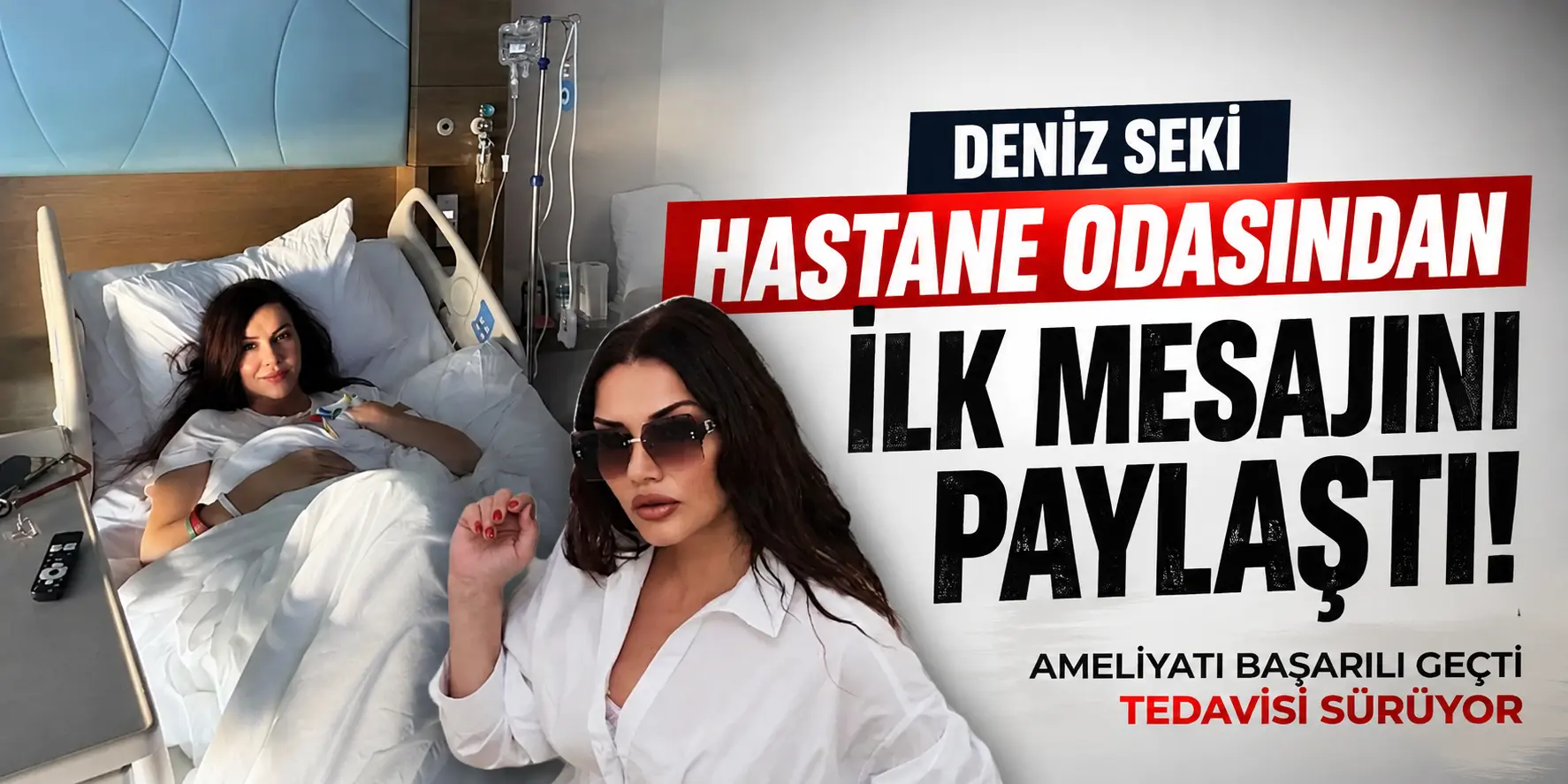 Balkondan düşen Deniz Seki’den ilk fotoğraf! Hastane odasından seslendi