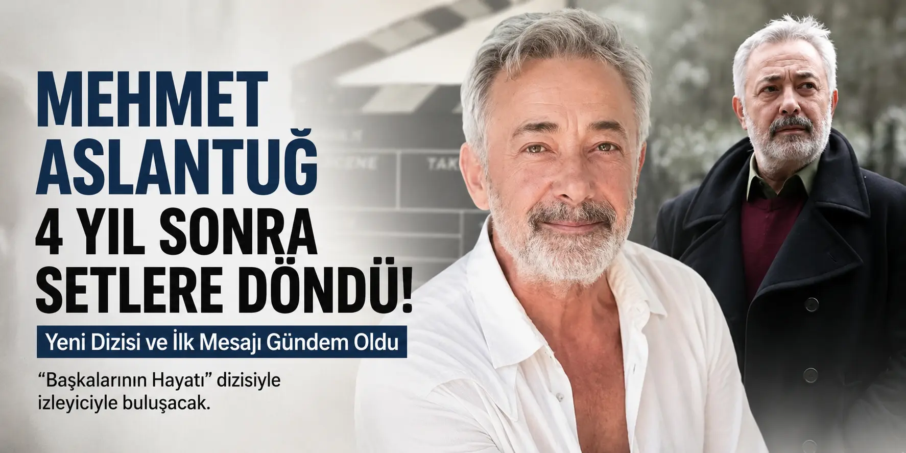 Uzun Aradan Sonra Sette! Mehmet Aslantuğ’ın Yeni Dizisi ve Rolü Belli Oldu