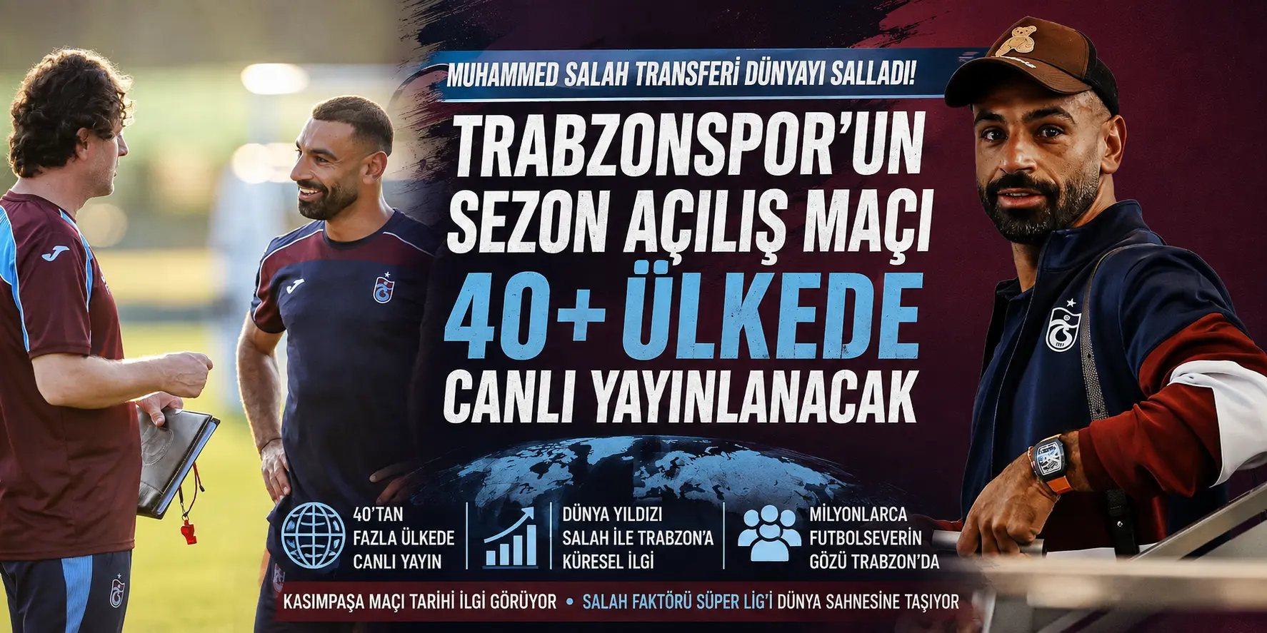 Muhammed Salah Etkisi Dünyayı Salladı! Trabzonspor’un Maçı 40 Ülkede Yayınlanacak