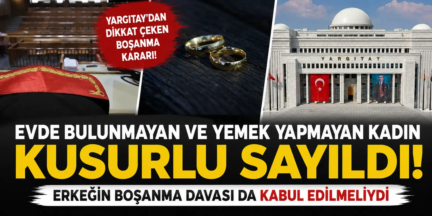 Yargıtay’dan olay yaratacak karar! Yemek yapmamak boşanma davasında kusur sayıldı