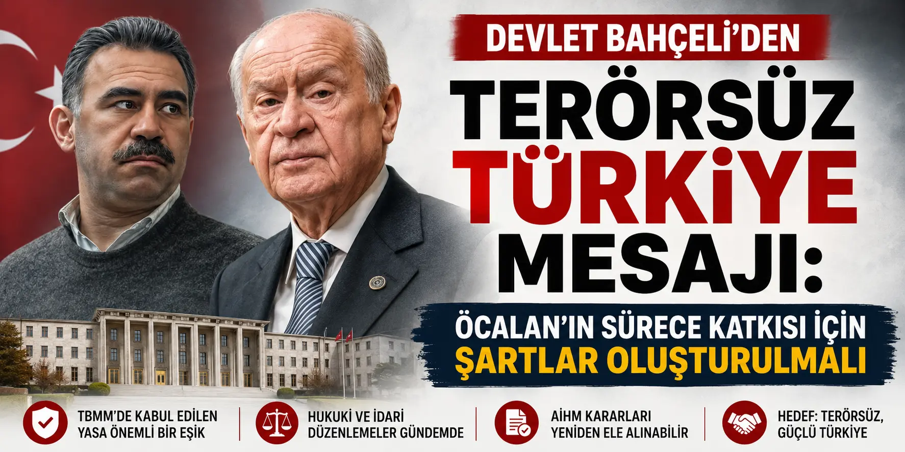 Devlet Bahçeli’den bomba “Öcalan” mesajı: Sürece katkısı için şartlar oluşturulmalı