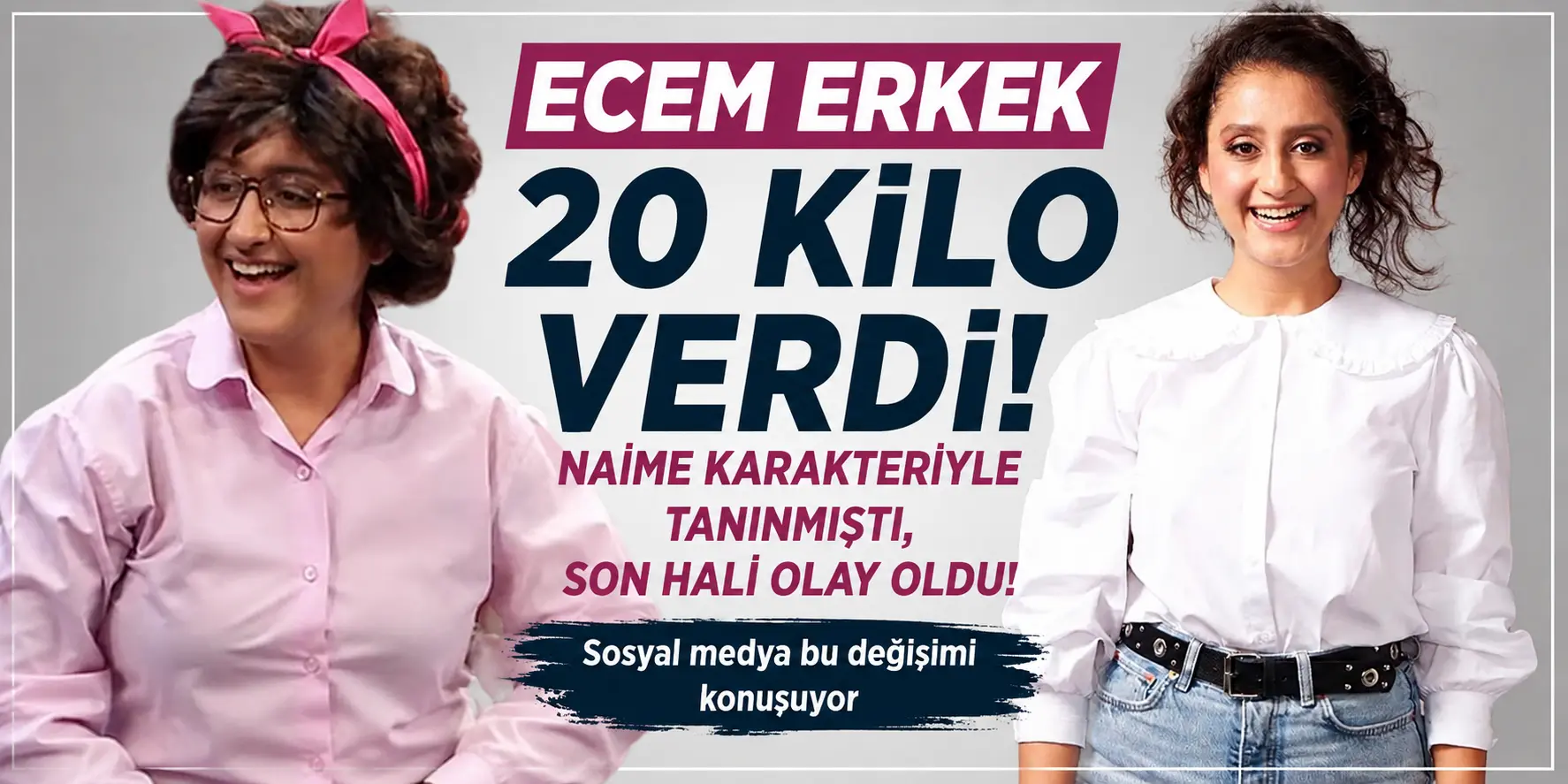Ecem Erkek adeta eridi! Naime’nin son hali sosyal medyayı şaşkına çevirdi