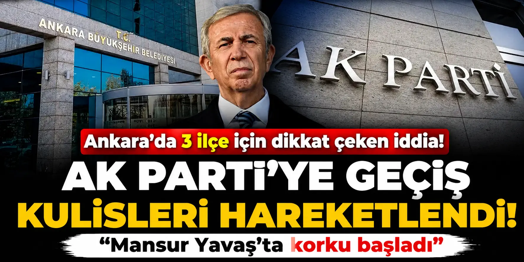AK Parti’ye 3 belediye başkanı transferi! Ankara’da dengeler değişebilir