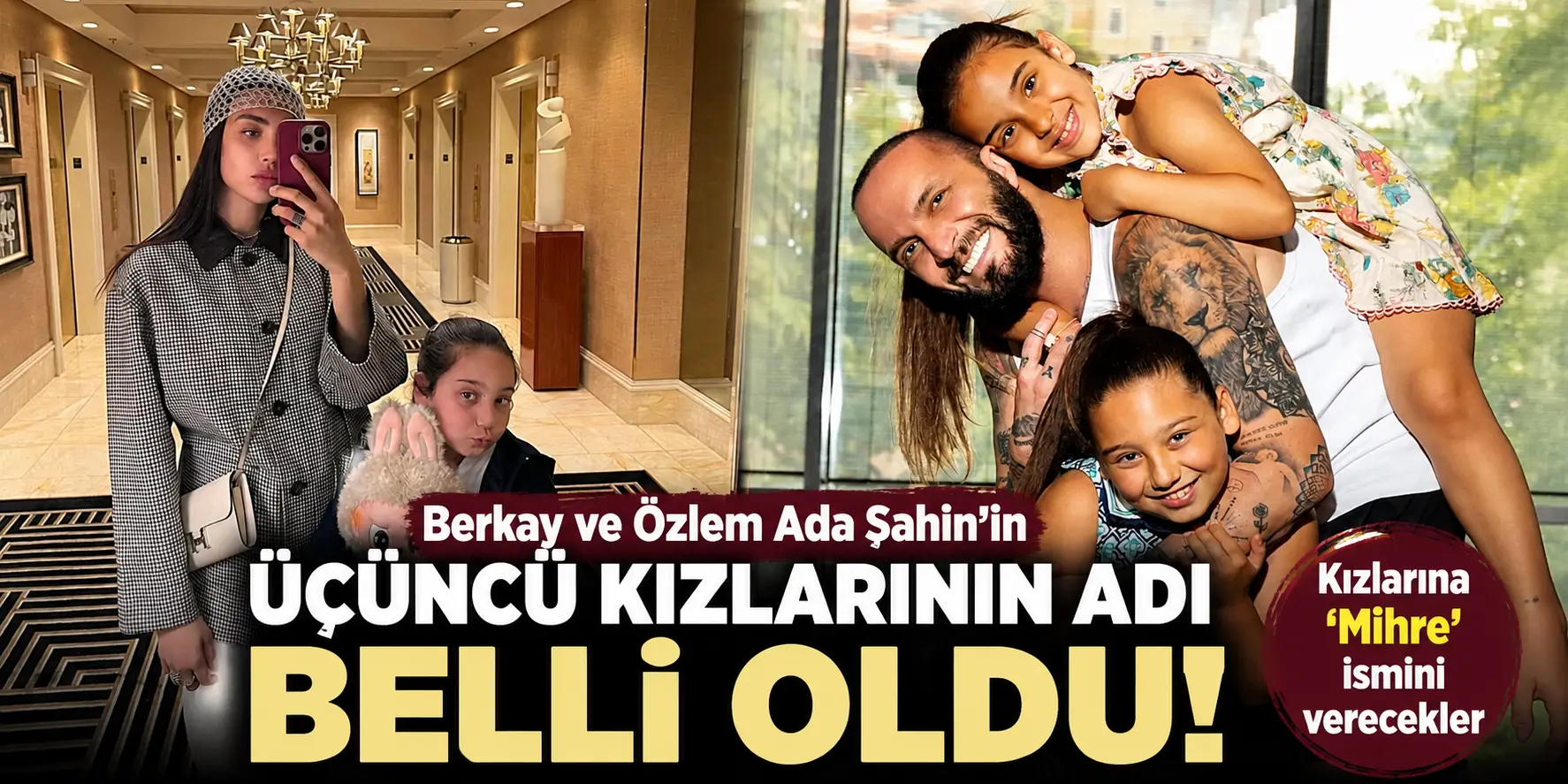 Ünlü şarkıcıdan bebek müjdesi! Berkay’ın üçüncü kızının adı belli oldu