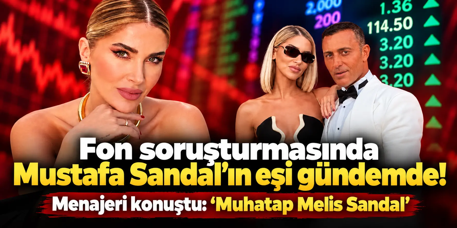 Mustafa Sandal’ın eşine fon soruşturması! Menajeri sessizliğini bozdu