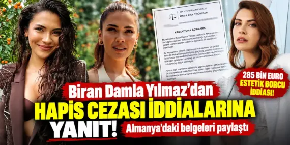 Biran Damla Yılmaz’dan bomba çıkış! “Hapis cezası” iddiasına belgeli yanıt