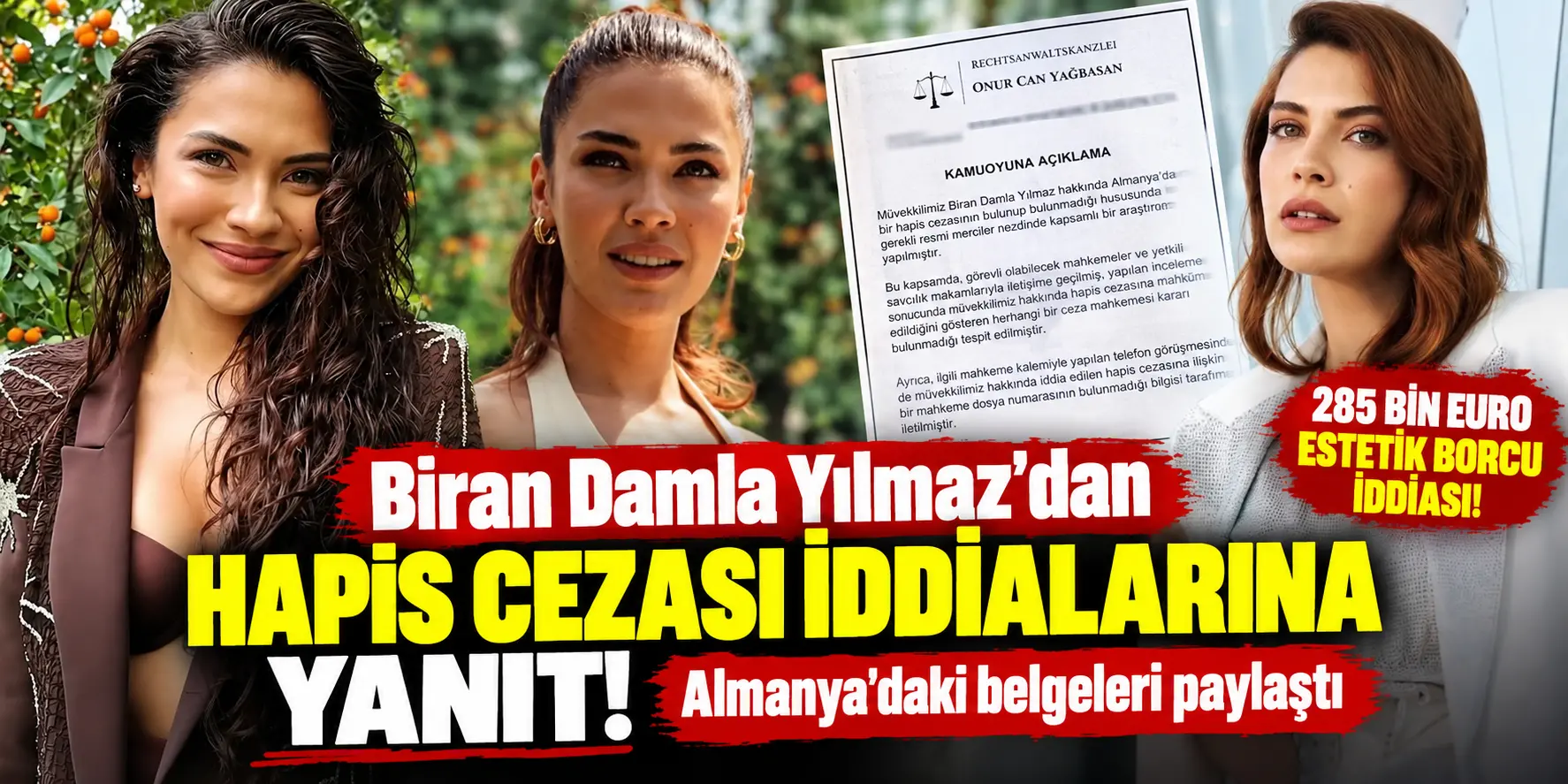 Biran Damla Yılmaz’dan bomba çıkış! “Hapis cezası” iddiasına belgeli yanıt