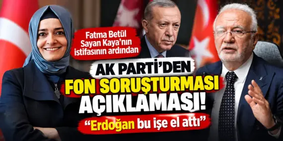 AK Parti’de fon depremi! Elitaş’tan bomba çıkış: “Erdoğan bu işe el attı”