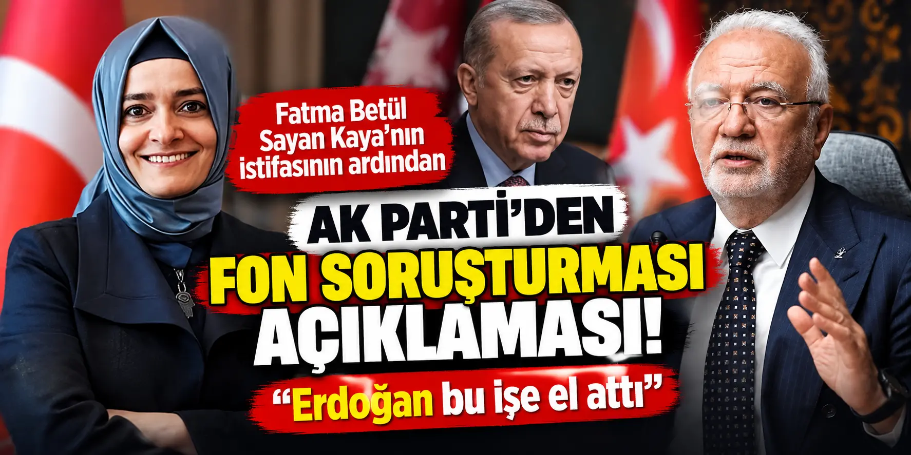 AK Parti’de fon depremi! Elitaş’tan bomba çıkış: “Erdoğan bu işe el attı”