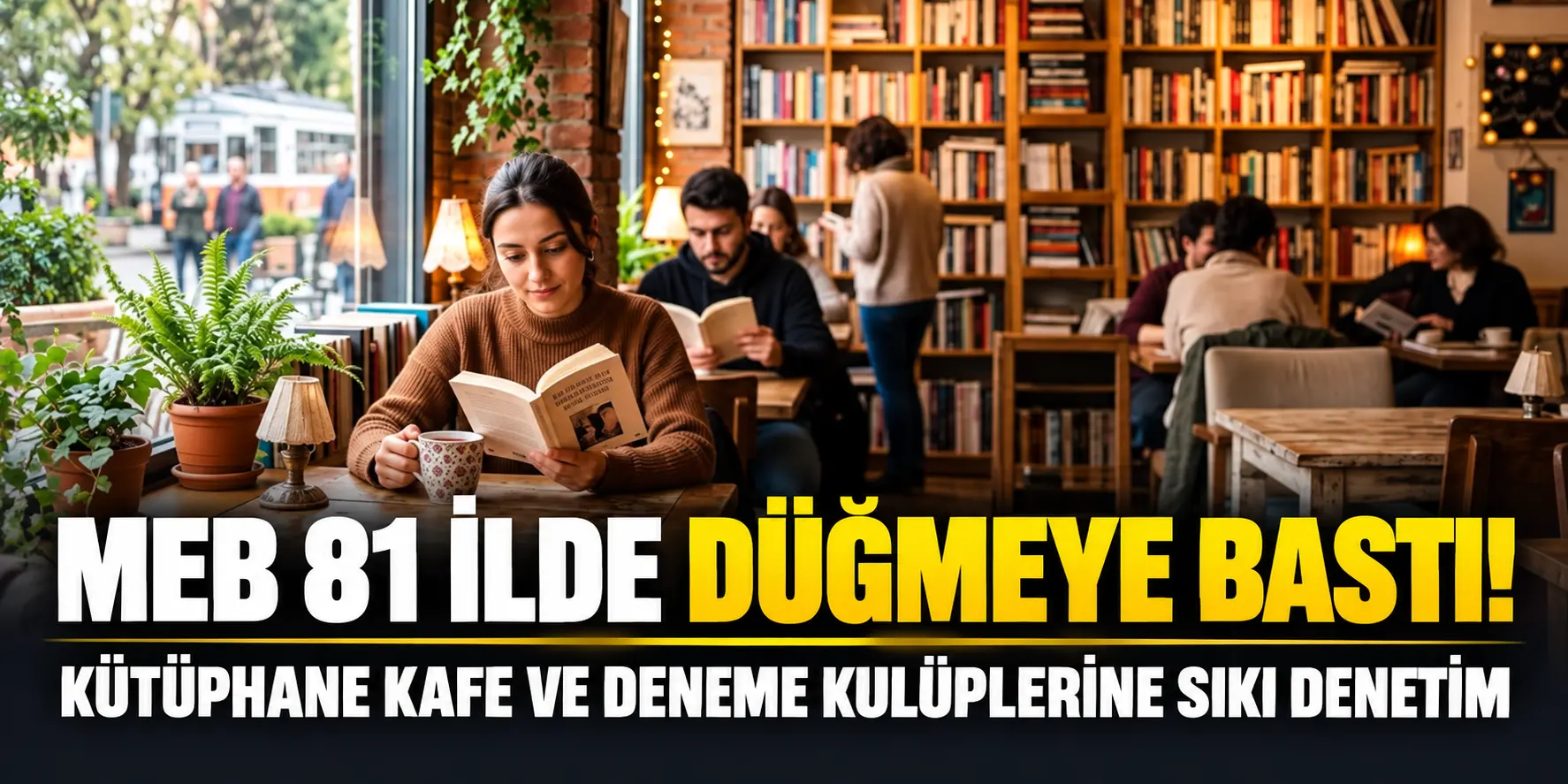MEB 81 ilde düğmeye bastı! Kütüphane kafe ve deneme kulüplerine kötü haber