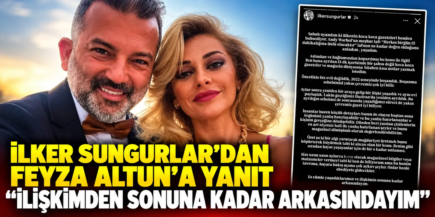 Feyza Altun’un iddialarına İlker Sungurlar’dan sert cevap! Gerçeği böyle anlattı