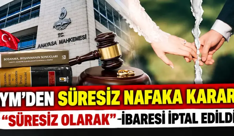 Nafakada yeni dönem mi başlıyor? AYM’den dikkat çeken karar