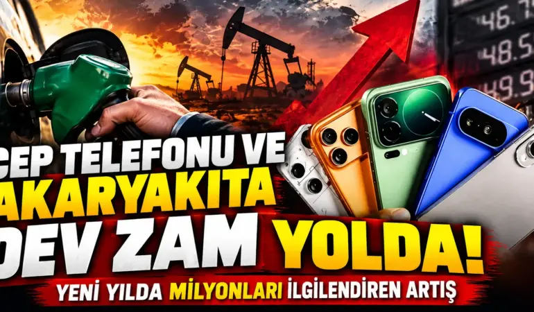 Yeni yılda zam yağmuru! Cep telefonu ve akaryakıt için alarm verildi