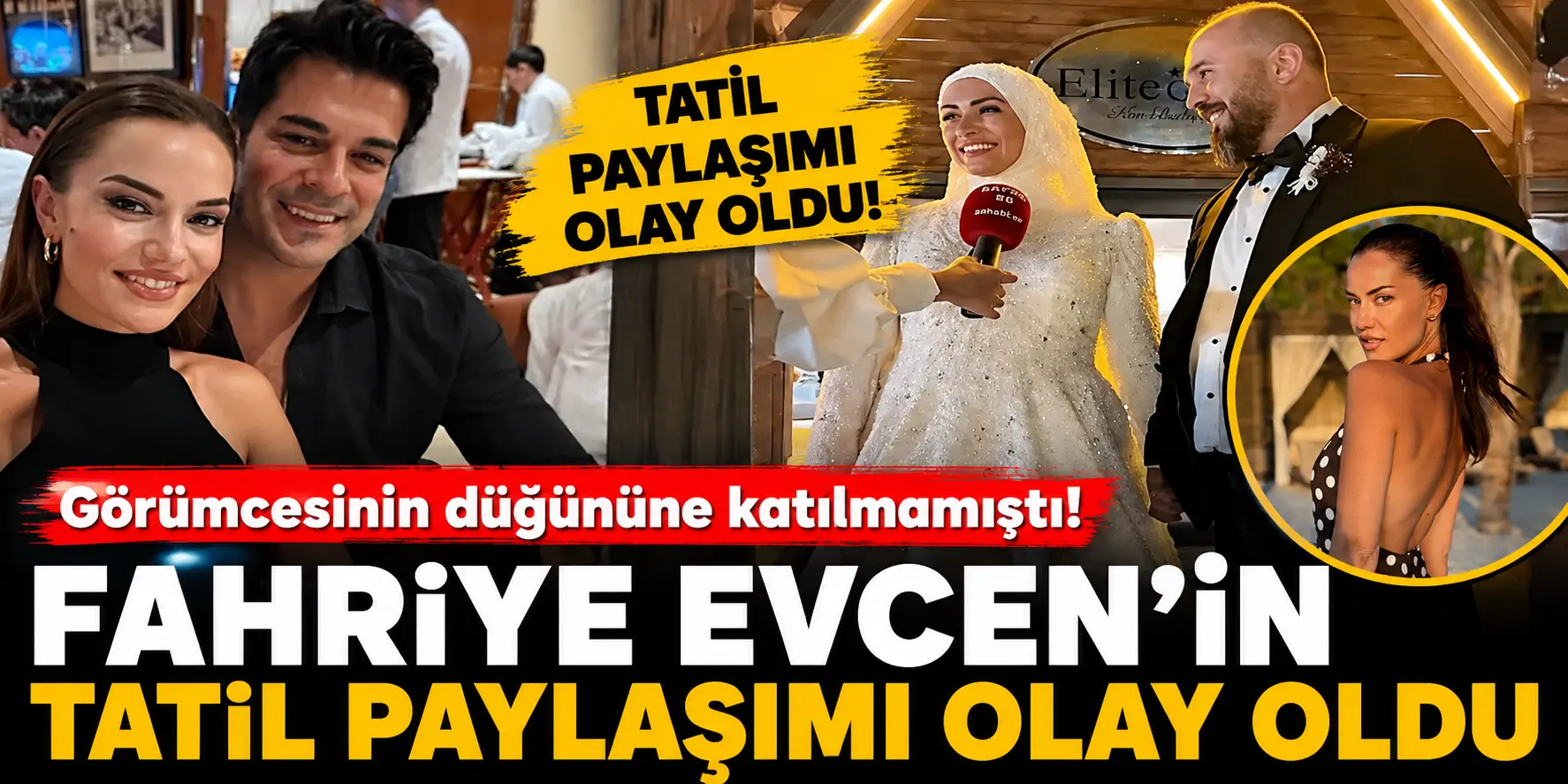 Fahriye Evcen’den görümcesinin düğünü sonrası dikkat çeken hamle!