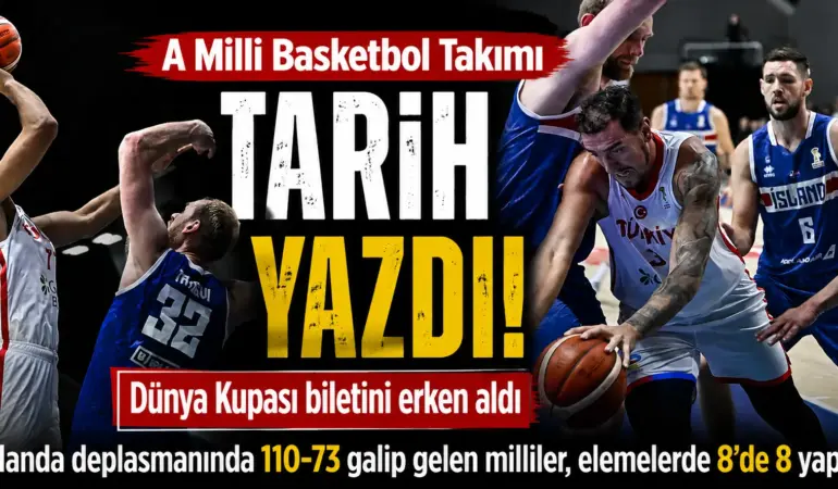 Dünya Kupası bileti Türkiye’nin! 12 Dev Adam’dan tarihi başarı