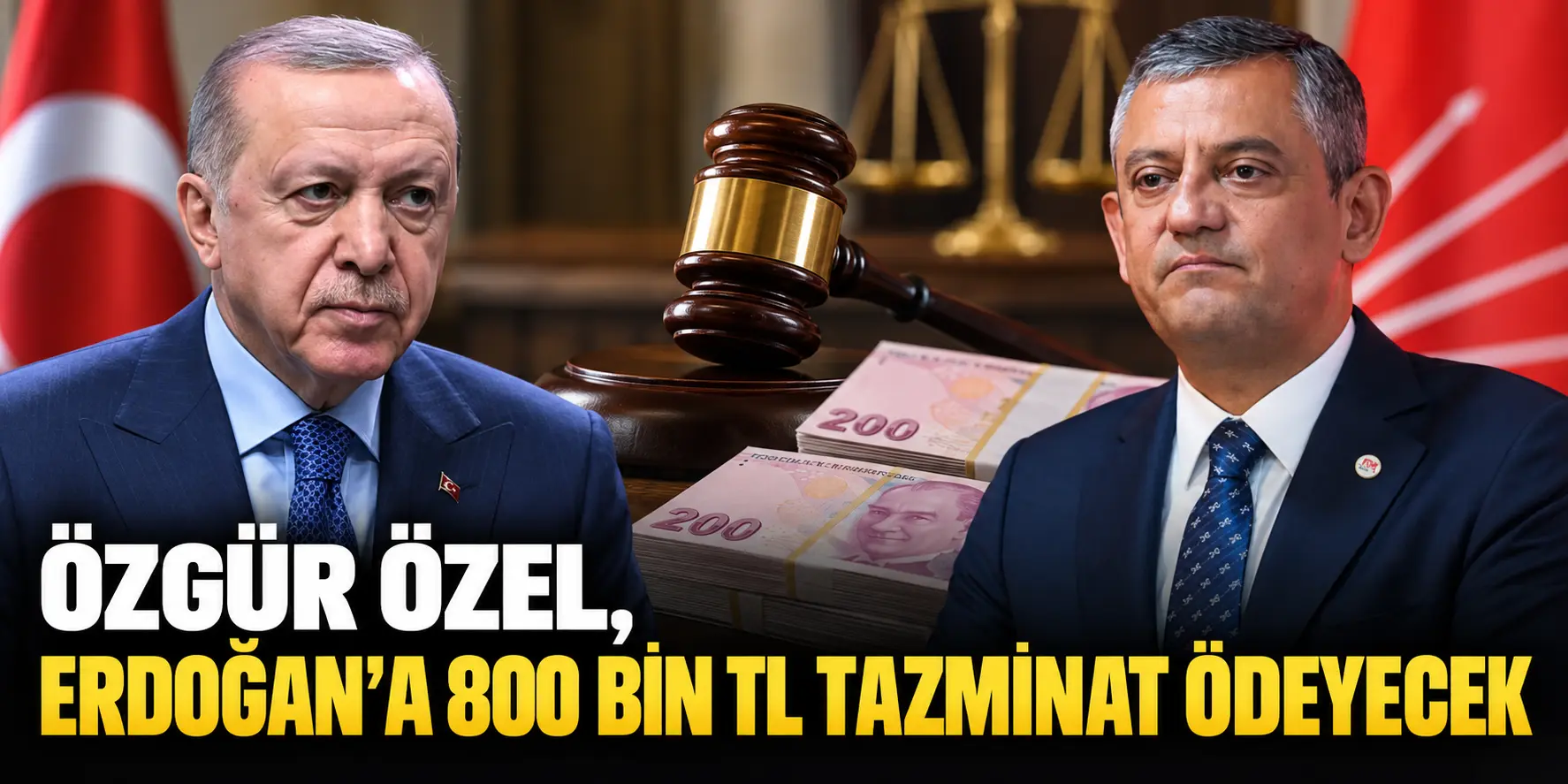 Özgür Özel’e Şok Tazminat! Erdoğan’a 800 Bin TL Ödeyecek