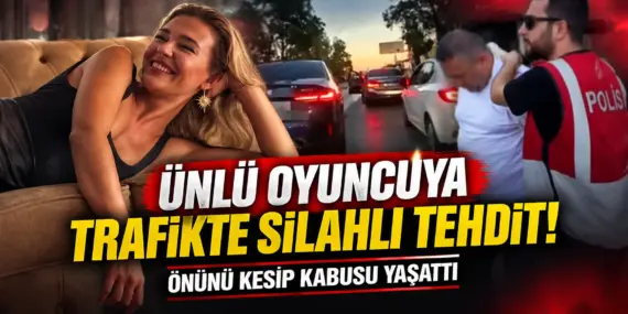 Melisa Döngel’e Trafikte Dehşeti Yaşattılar! Önünü Kesip Silah Çekti