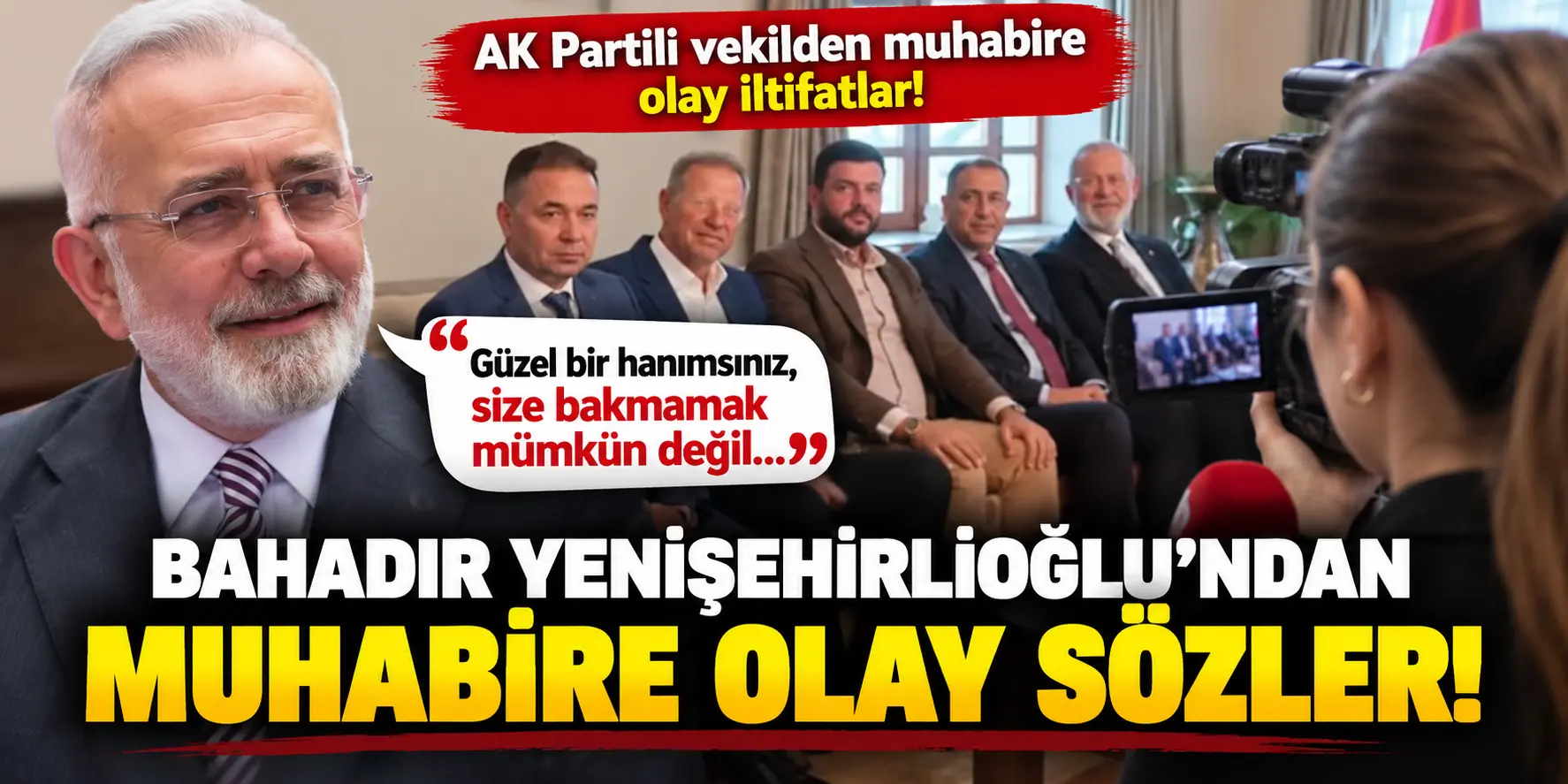 Valilik Ziyaretinde Gündem Olan Anlar! AK Partili Vekilden Muhabire İltifat