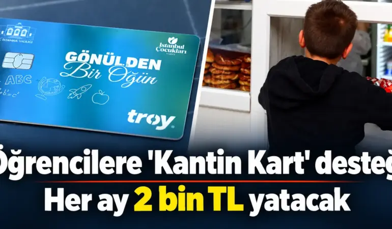 İhtiyaç sahibi öğrencilere büyük destek! Her ay 2 bin TL yatacak