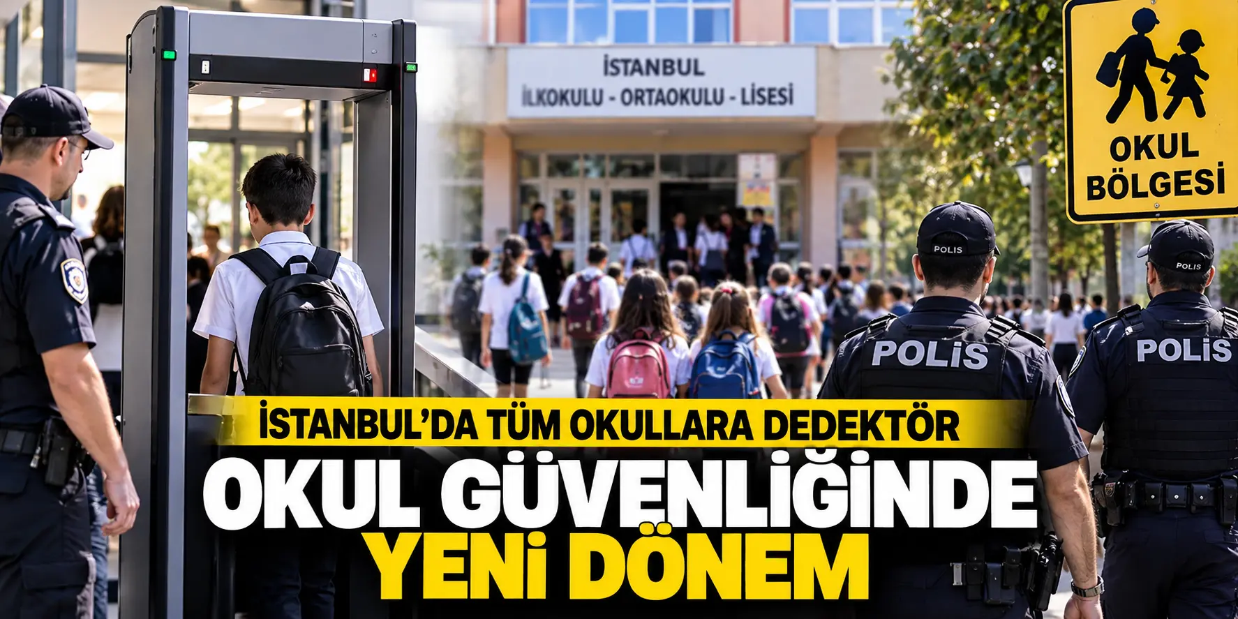 İstanbul’da tüm okullara dedektör geliyor! Valilik düğmeye bastı