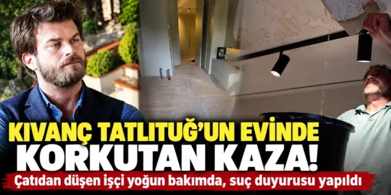 Kıvanç Tatlıtuğ’un Evinde Korkutan Olay! Çatıdan Düşen İşçi Yoğun Bakımda