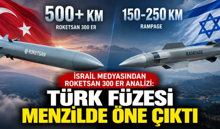 İsrail Medyasından Dikkat Çeken Roketsan Analizi: Türk Füzesi Öne Çıktı