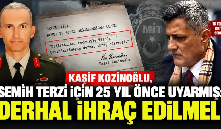 15 Temmuz’un Kritik İsmi Semih Terzi İçin 1991’de Dikkat Çeken Rapor