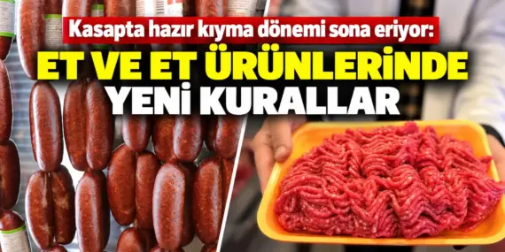 Kasaplarda Hazır Kıyma Dönemi Sona Eriyor! Yeni Kurallar Resmen Başladı