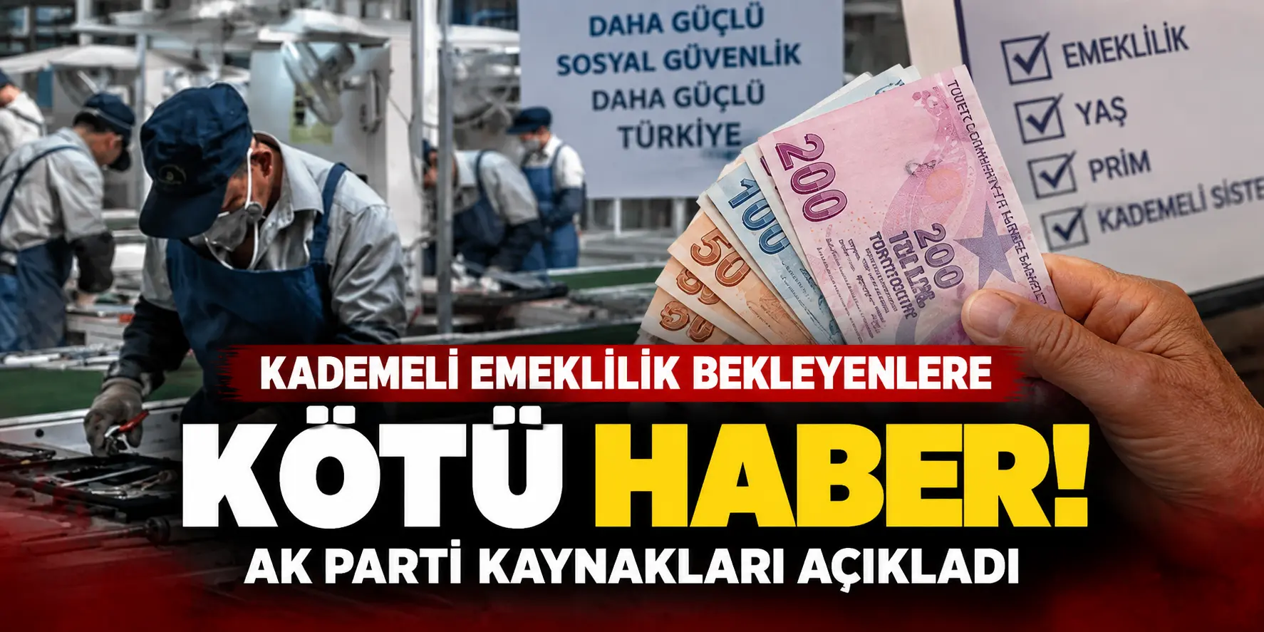 Kademeli Emeklilikte Yeni Gelişme! İktidar Cephesinden Dikkat Çeken Mesaj