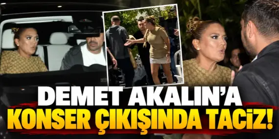 Demet Akalın’ın Konserinde Skandal İddia! Korumasına Talimat Verdi
