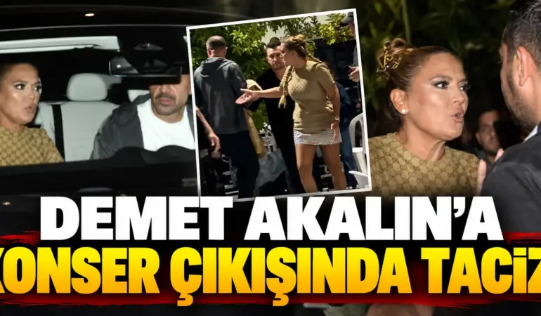 Demet Akalın’ın Konserinde Skandal İddia! Korumasına Talimat Verdi