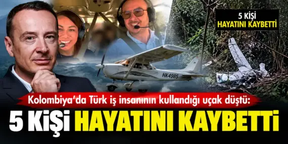 Mehmet Çankaya’nın Kullandığı Uçak Kolombiya’da Düştü: Acı Haber Geldi