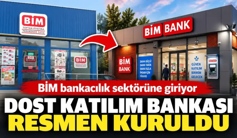 BİM Banka Kurdu: Yeni Bankanın Adı Belli Oldu