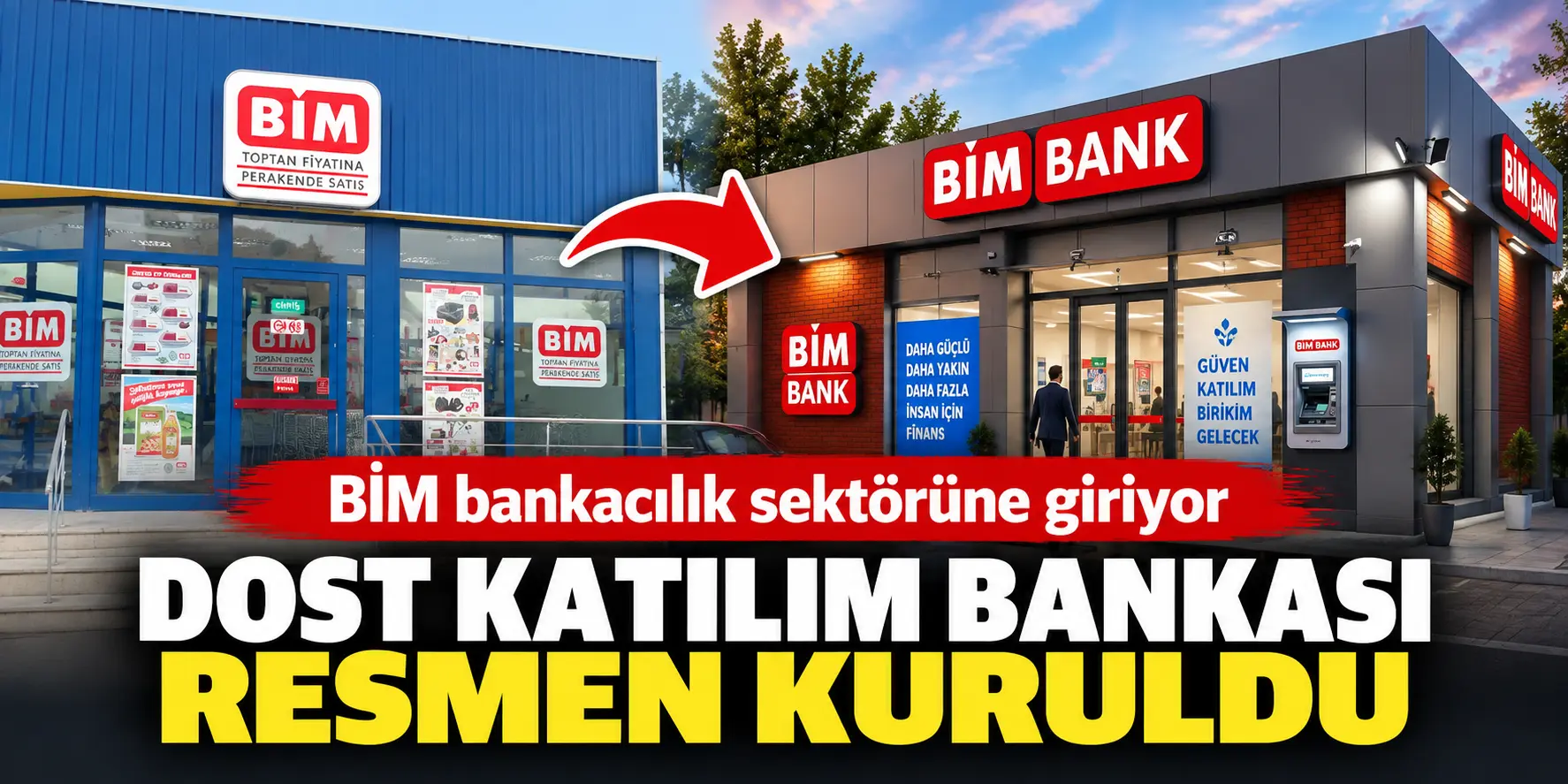 BİM Banka Kurdu: Yeni Bankanın Adı Belli Oldu