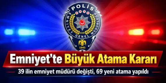 Emniyet Genel Müdürlüğü’nde Deprem Etkisi Yaratan Kararname!