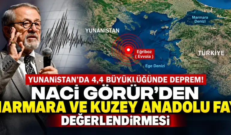 Yunanistan’da Deprem! Naci Görür’den Marmara İçin Dikkat Çeken Uyarı