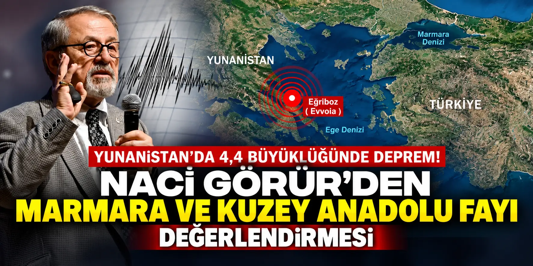 Yunanistan’da Deprem! Naci Görür’den Marmara İçin Dikkat Çeken Uyarı