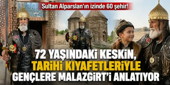 Bir ömür Sultan Alparslan’a adadı! 72 yaşında Türkiye’yi adım adım geziyor