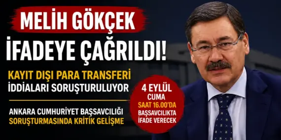 Melih Gökçek Savcılıkta İfade Verecek! Tarih Belli Oldu