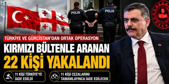 Sınır Ötesi Operasyon! Kırmızı Bültenle Aranan 22 Kişi Yakalandı