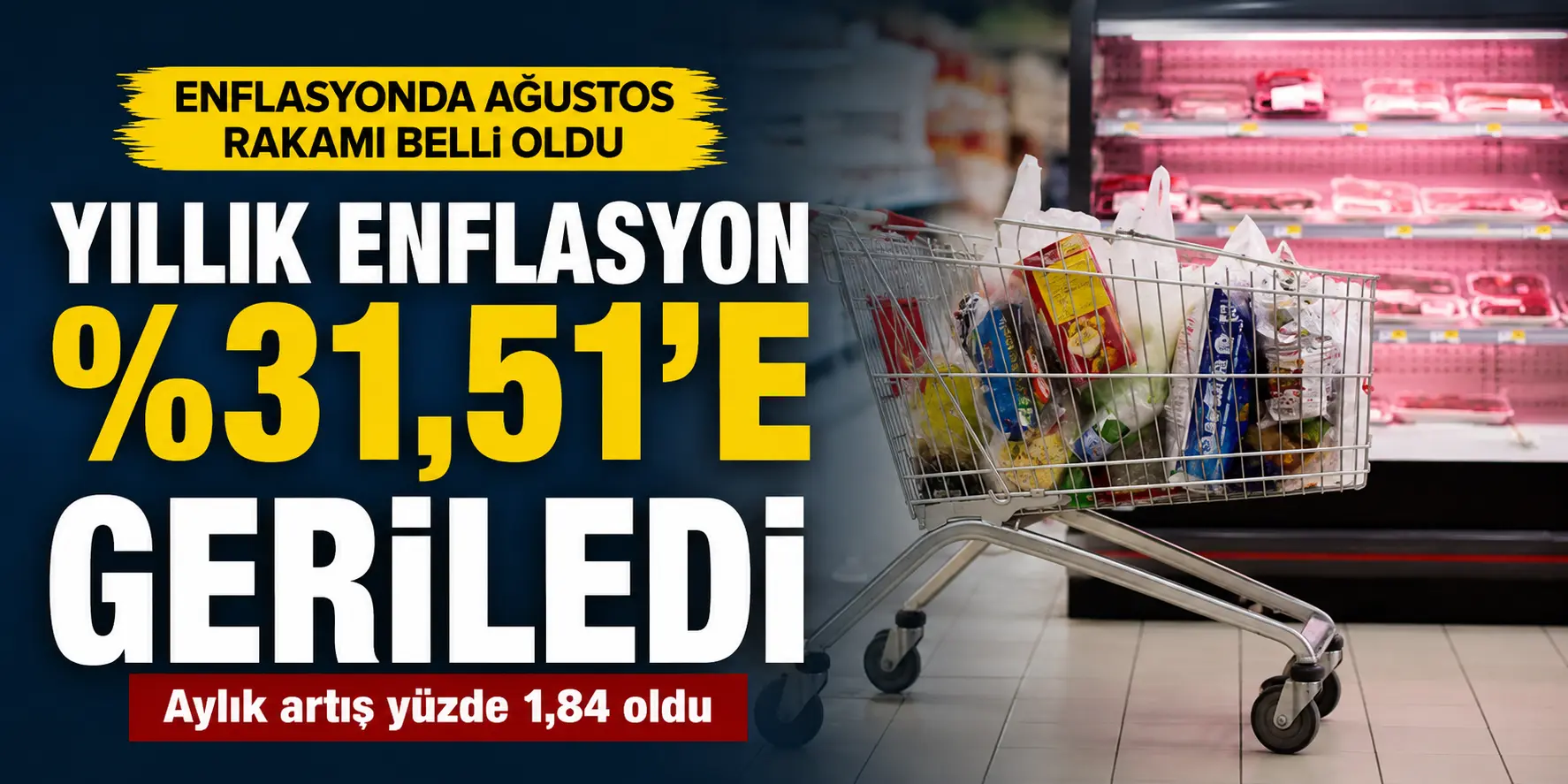 Ağustos Enflasyonu Açıklandı: Yıllık Oran Yüzde 31,51 Oldu!